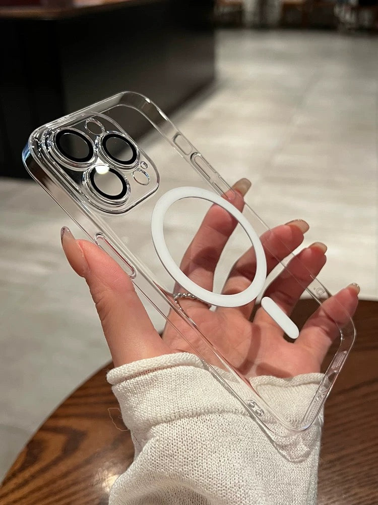 Crystal Clear Camera Guard Case iPhone 16