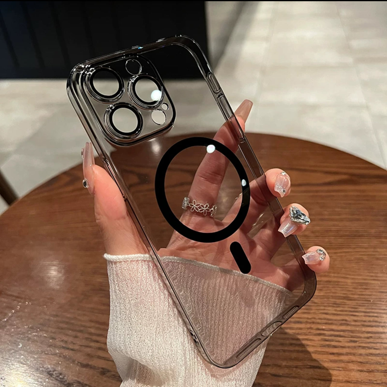 Crystal Clear Camera Guard Case iPhone 16