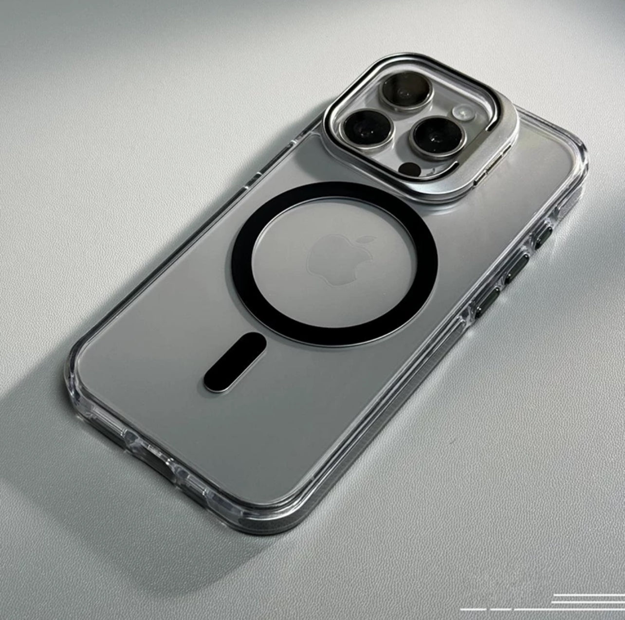 Magnetic Clear Case with Hidden Stand