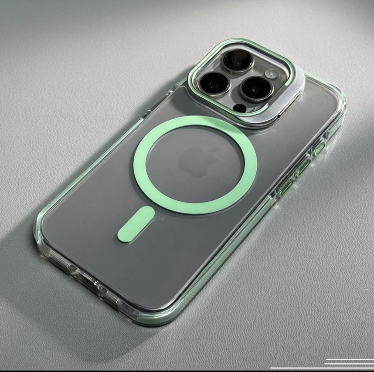 Magnetic Clear Case with Hidden Stand