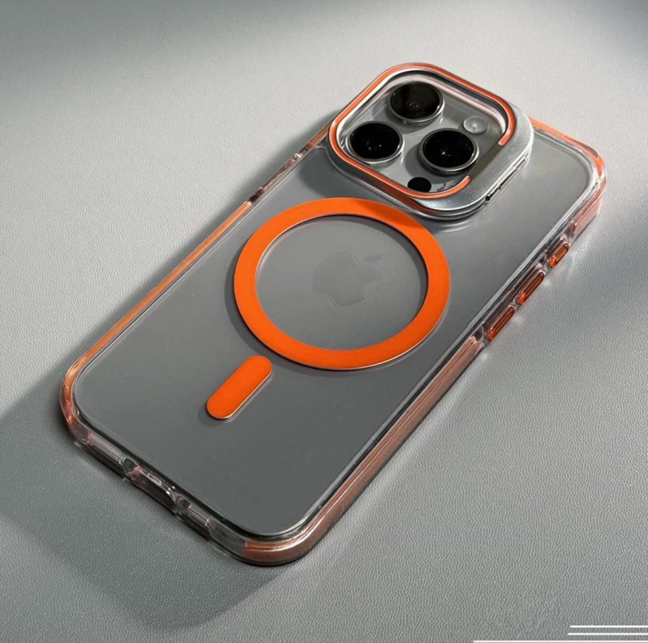 Magnetic Clear Case with Hidden Stand