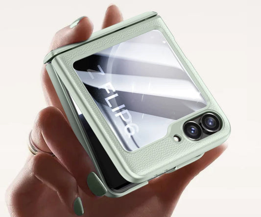 Samsung Galaxy Z Flip6 Leather Texture Protective Case